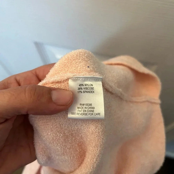 Ronny Kobo Cropped Turtle Neck in Light Pink - Picture 4 of 4